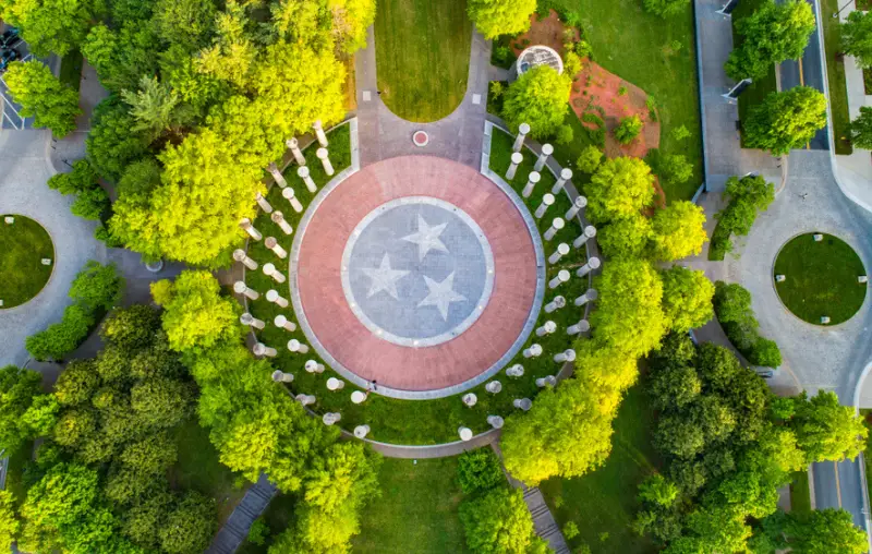 Bicentennial Park in Nashville Tennessee.